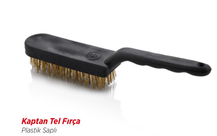KAPTAN TEL FIRÇA PLASTİK SAPLI 4NO
