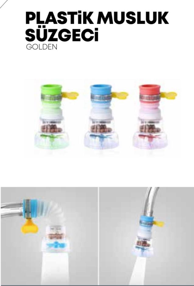 PLASTİK MUSLUK SÜZGEÇ GOLDEN 