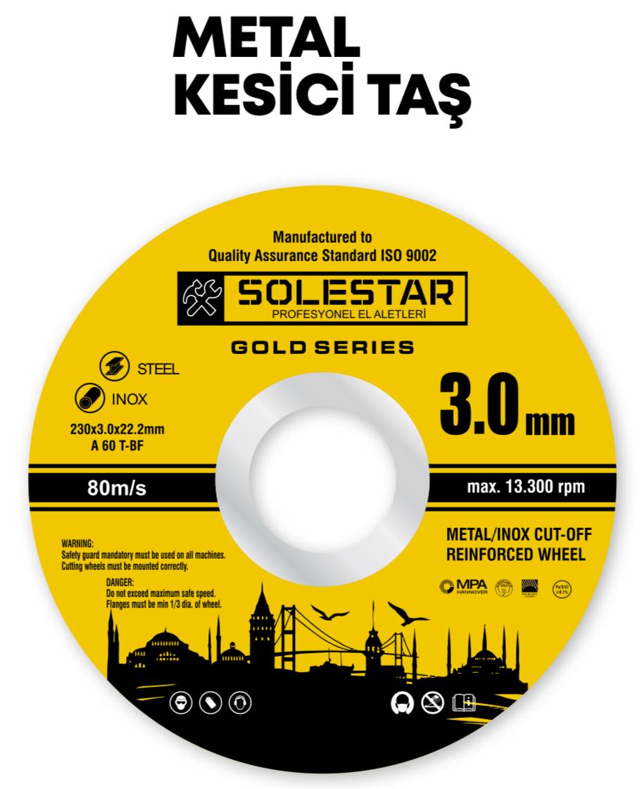 METAL KESİCİ TAŞ 230X3 STAR