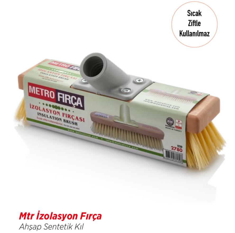 MTR İZOLASYON FIRÇA AHŞAP SENTETİK KIL 4CM