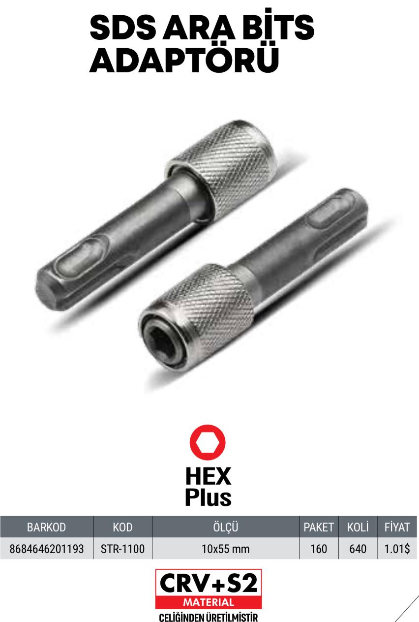 SDS ARA BİST ADAPTÖR 10X55