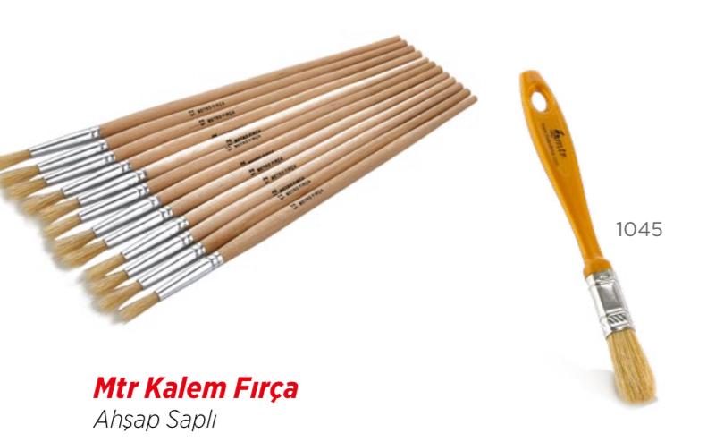 MTR KALEM FIRÇA AHŞAP SAPLI NO:0,5PLASTİK